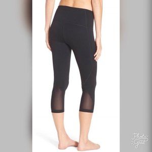Zella High Waist Mesh Insert Leggings